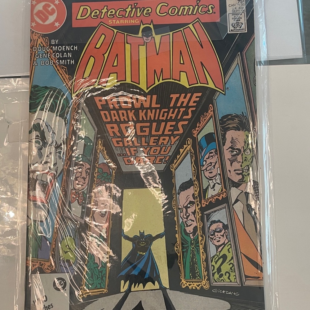 DC Comics Batman Cover with Bold Yellow and Green